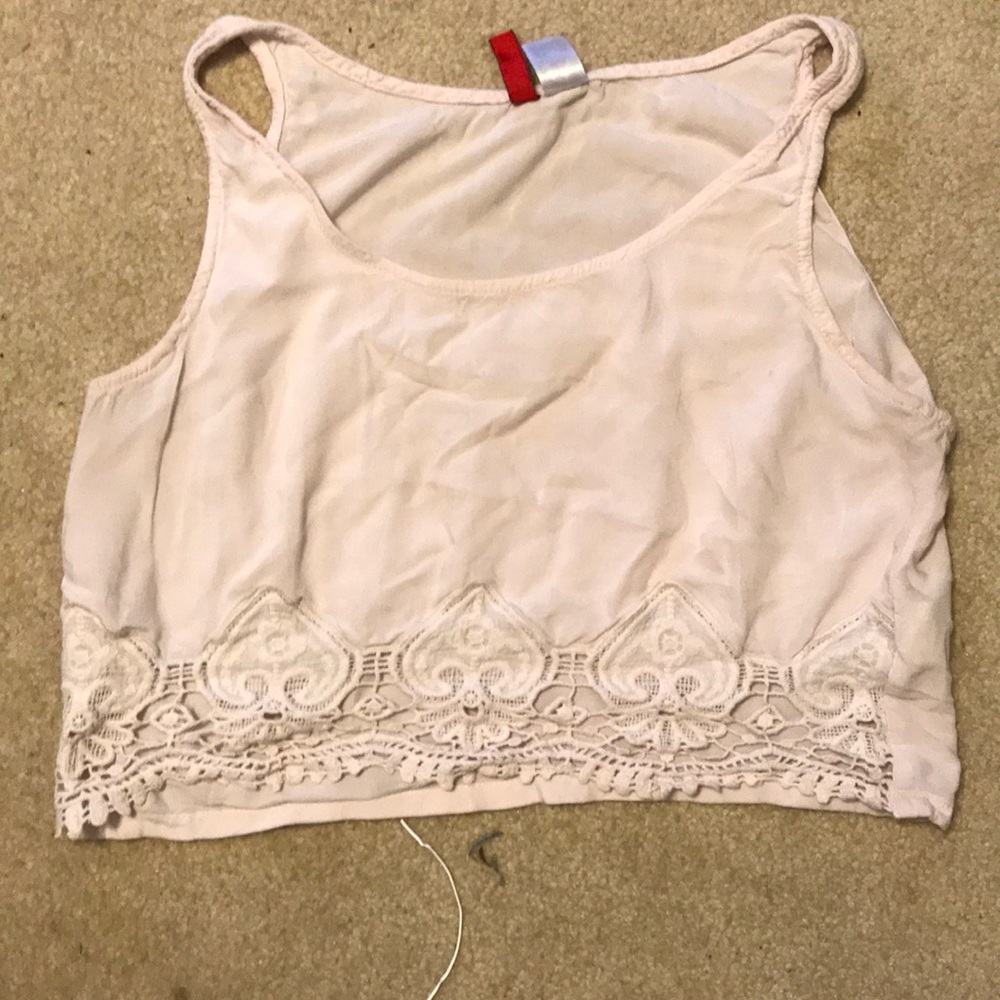 Lace detail tank